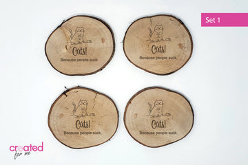 Cat-Themed Coasters